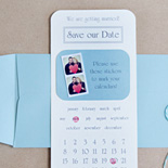 NEW, Free DIY Save The Dates With Calendar Stickers!